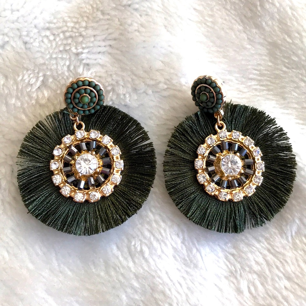 Fur earrings - Picture 2 of 3